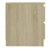 NNEVL Bed Cabinet Sonoma Oak 50x39x43.5 cm Chipboard