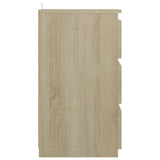 NNEVL Bed Cabinets 2 pcs Sonoma Oak 40x35x62.5 cm Chipboard