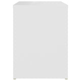 NNEVL Bed Cabinet White 40x30x40 cm Chipboard