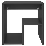NNEVL Bed Cabinets 2 pcs Grey 40x30x40 cm Chipboard