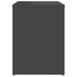 NNEVL Bed Cabinets 2 pcs Grey 40x30x40 cm Chipboard