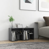 NNEVL Bed Cabinets 2 pcs Grey 40x30x40 cm Chipboard