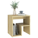 NNEVL Bed Cabinets 2 pcs Sonoma Oak 40x30x40 cm Chipboard
