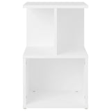 NNEVL Bedside Cabinets 2 pcs White 35x35x55 cm Chipboard