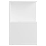 NNEVL Bedside Cabinets 2 pcs White 35x35x55 cm Chipboard