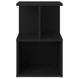 NNEVL Bedside Cabinets 2 pcs Black 35x35x55 cm Chipboard