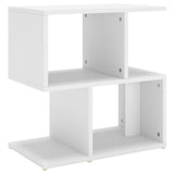 NNEVL Bedside Cabinet White 50x30x51.5 cm Chipboard