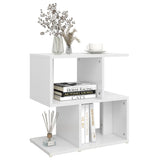 NNEVL Bedside Cabinet White 50x30x51.5 cm Chipboard
