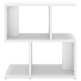 NNEVL Bedside Cabinet White 50x30x51.5 cm Chipboard