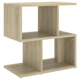 NNEVL Bedside Cabinet Sonoma Oak 50x30x51.5 cm Chipboard