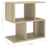 NNEVL Bedside Cabinets 2 pcs Sonoma Oak 50x30x51.5 cm Chipboard