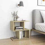 NNEVL Bedside Cabinets 2 pcs Sonoma Oak 50x30x51.5 cm Chipboard