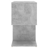 NNEVL Bedside Cabinet Concrete Grey 50x30x51.5 cm Chipboard