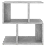 NNEVL Bedside Cabinets 2 pcs Concrete Grey 50x30x51.5 cm Chipboard