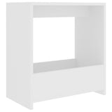 NNEVL Side Table White 50x26x50 cm Chipboard