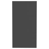 NNEVL Side Table Grey 50x26x50 cm Chipboard