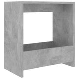 NNEVL Side Table Concrete Grey 50x26x50 cm Chipboard