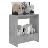 NNEVL Side Table Concrete Grey 50x26x50 cm Chipboard