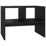 NNEVL Side Table Black 60x40x45 cm Chipboard