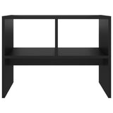NNEVL Side Table Black 60x40x45 cm Chipboard
