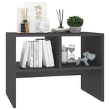 NNEVL Side Table Grey 60x40x45 cm Chipboard