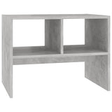NNEVL Side Table Concrete Grey 60x40x45 cm Chipboard