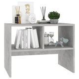NNEVL Side Table Concrete Grey 60x40x45 cm Chipboard