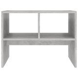 NNEVL Side Table Concrete Grey 60x40x45 cm Chipboard