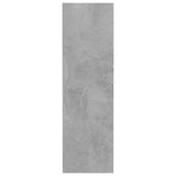 NNEVL Wall Shoe Cabinet Concrete Grey 80x18x60 cm Chipboard