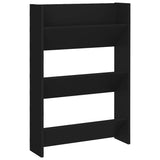 NNEVL Wall Shoe Cabinets 2 pcs Black 60x18x90 cm Chipboard