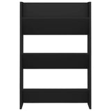 NNEVL Wall Shoe Cabinets 2 pcs Black 60x18x90 cm Chipboard