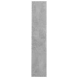 NNEVL Wall Shoe Cabinet Concrete Grey 60x18x90 cm Chipboard