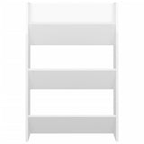 NNEVL Wall Shoe Cabinets 2 pcs High Gloss White 60x18x90cm Chipboard