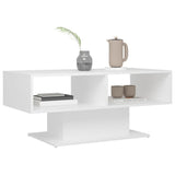 NNEVL Coffee Table White 103.5x50x44.5 cm Chipboard