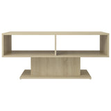 NNEVL Coffee Table Sonoma Oak 103.5x50x44.5 cm Chipboard