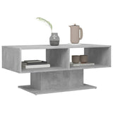 NNEVL Coffee Table Concrete Grey 103.5x50x44.5 cm Chipboard