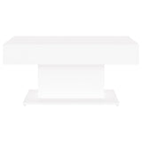 NNEVL Coffee Table White 96x50x45 cm Chipboard