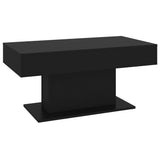 NNEVL Coffee Table Black 96x50x45 cm Chipboard