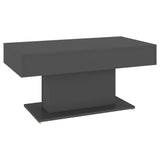 NNEVL Coffee Table Grey 96x50x45 cm Chipboard