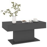 NNEVL Coffee Table Grey 96x50x45 cm Chipboard