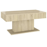 NNEVL Coffee Table Sonoma Oak 96x50x45 cm Chipboard