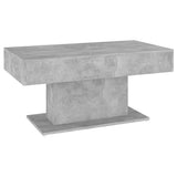 NNEVL Coffee Table Concrete Grey 96x50x45 cm Chipboard