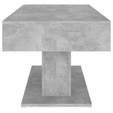NNEVL Coffee Table Concrete Grey 96x50x45 cm Chipboard