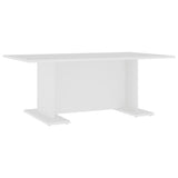 NNEVL Coffee Table White 103.5x60x40 cm Chipboard