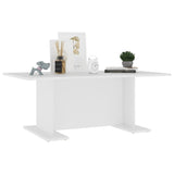 NNEVL Coffee Table White 103.5x60x40 cm Chipboard