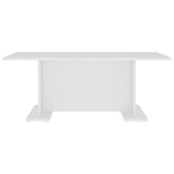 NNEVL Coffee Table White 103.5x60x40 cm Chipboard