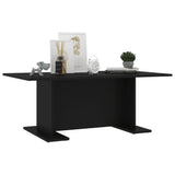 NNEVL Coffee Table Black 103.5x60x40 cm Chipboard