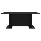 NNEVL Coffee Table Black 103.5x60x40 cm Chipboard