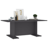 NNEVL Coffee Table Grey 103.5x60x40 cm Chipboard