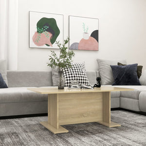NNEVL Coffee Table Sonoma Oak 103.5x60x40 cm Chipboard